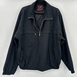 Byron Nelson Eleven Straight Graphite 1/4 Quarter Zip Golf Bomber Jacket Size XL